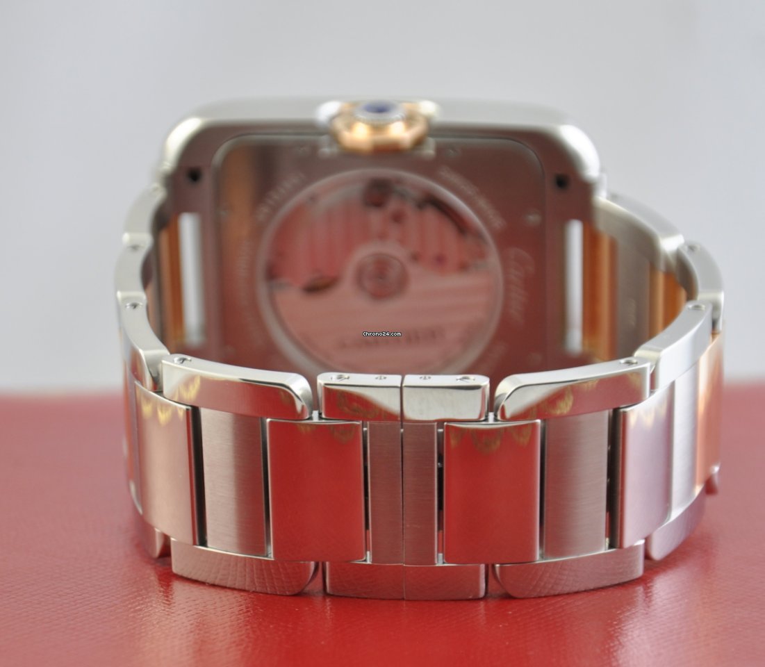 IMG_9081 Cartier Tank Anglaise Mens watch Unisex Automatic Gold Steel w5310006 Replica 7