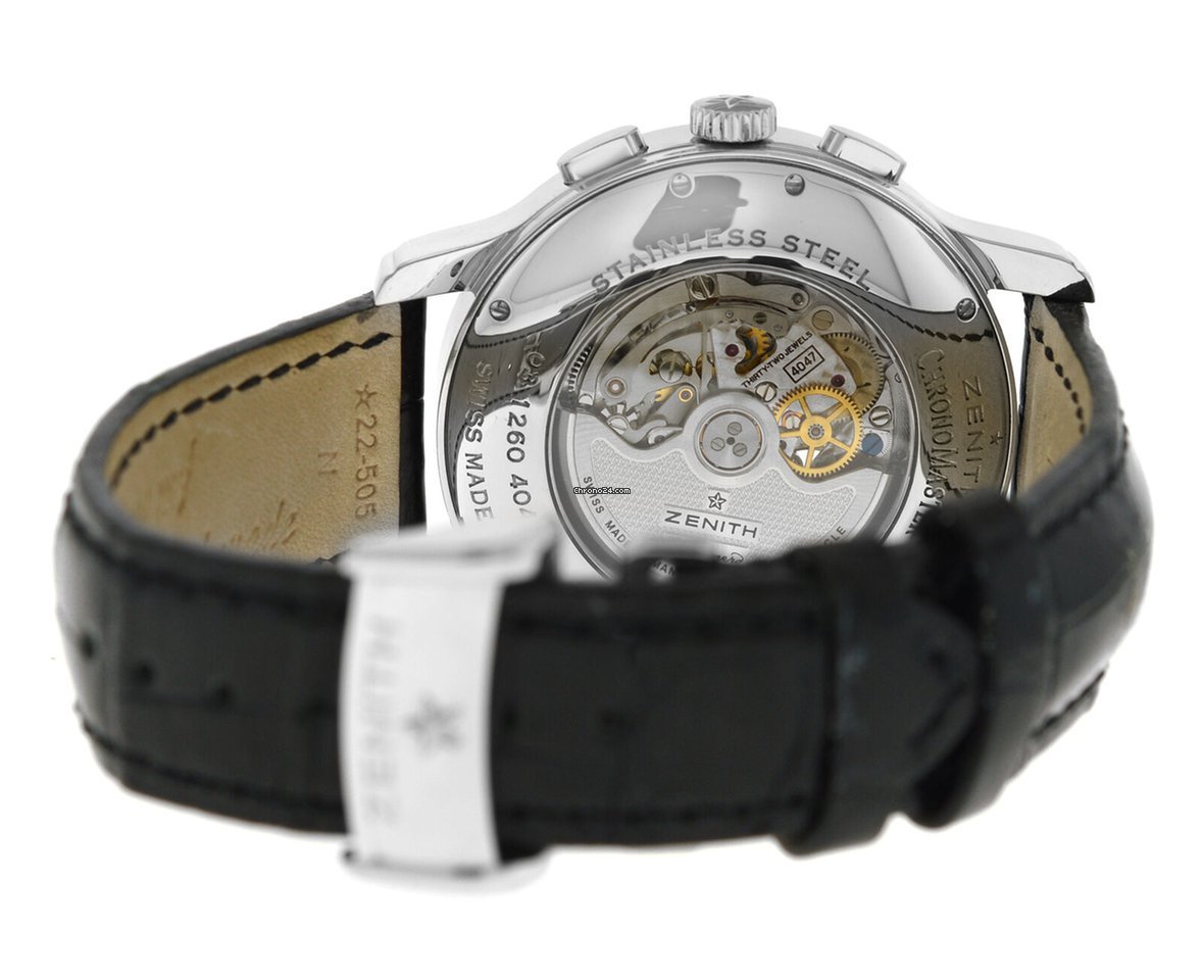IMG_9081 Zenith Mens watch Unisex Automatic Steel 1260 4047 Replica 7
