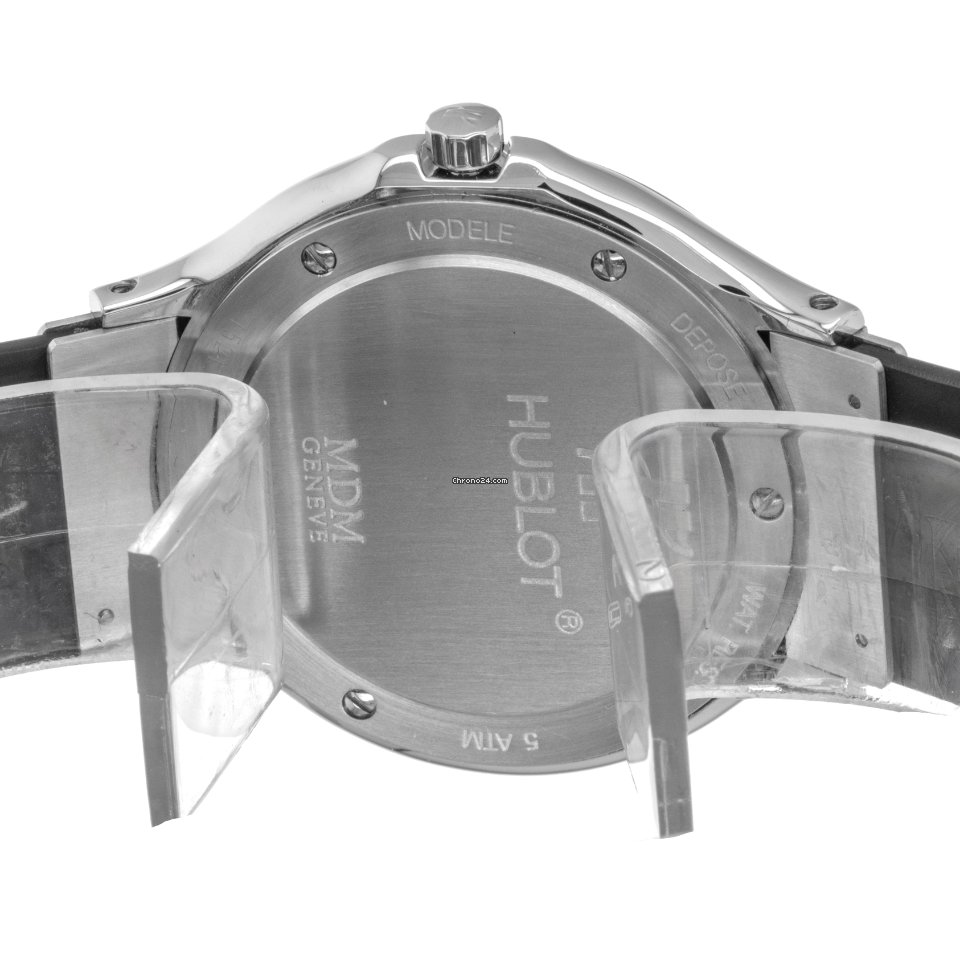 IMG_9081 Hublot Classic Mens watch Unisex Quartz Steel 1521.1 Replica 7
