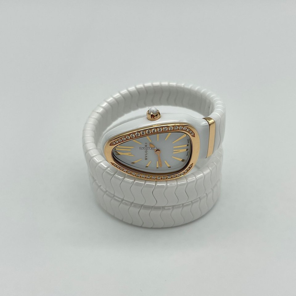 IMG_9081 Bulgari Serpenti Womens watch Quartz Ceramic 102886 Replica 7
