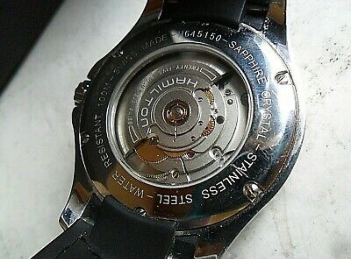 Hamilton Khaki Navy Scuba Mens watch Unisex Automatic Steel H645150 Replica 7