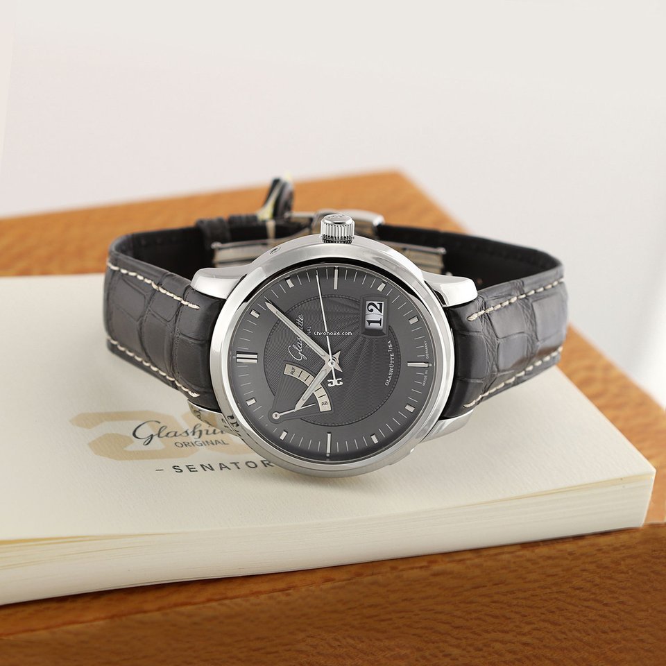 IMG_9081 Glashutte Original Senator Power Reserve Display Mens watch Unisex Automatic Steel 100-01-04-02-04 Replica 7
