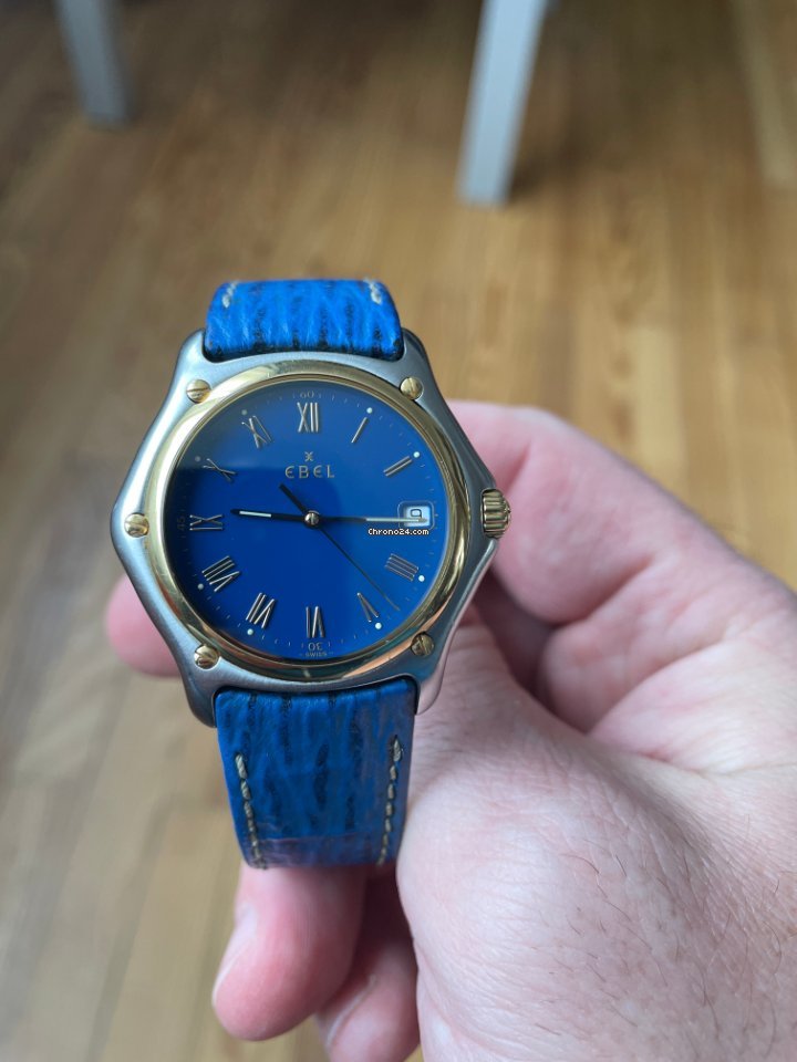 IMG_9081 Ebel 1911 Mens watch Unisex Quartz Gold Steel 1187916 Replica 7