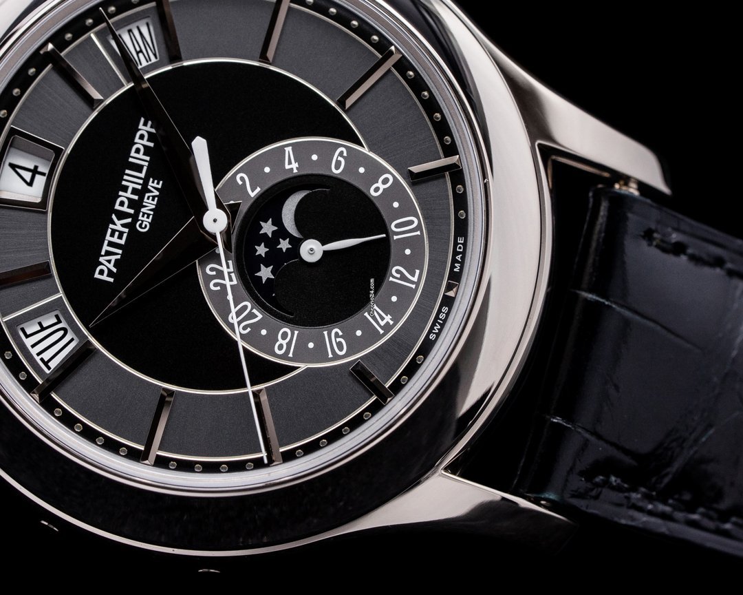Patek Philippe Annual Calendar Mens watch Unisex Automatic White gold 5205G-010 Replica 7
