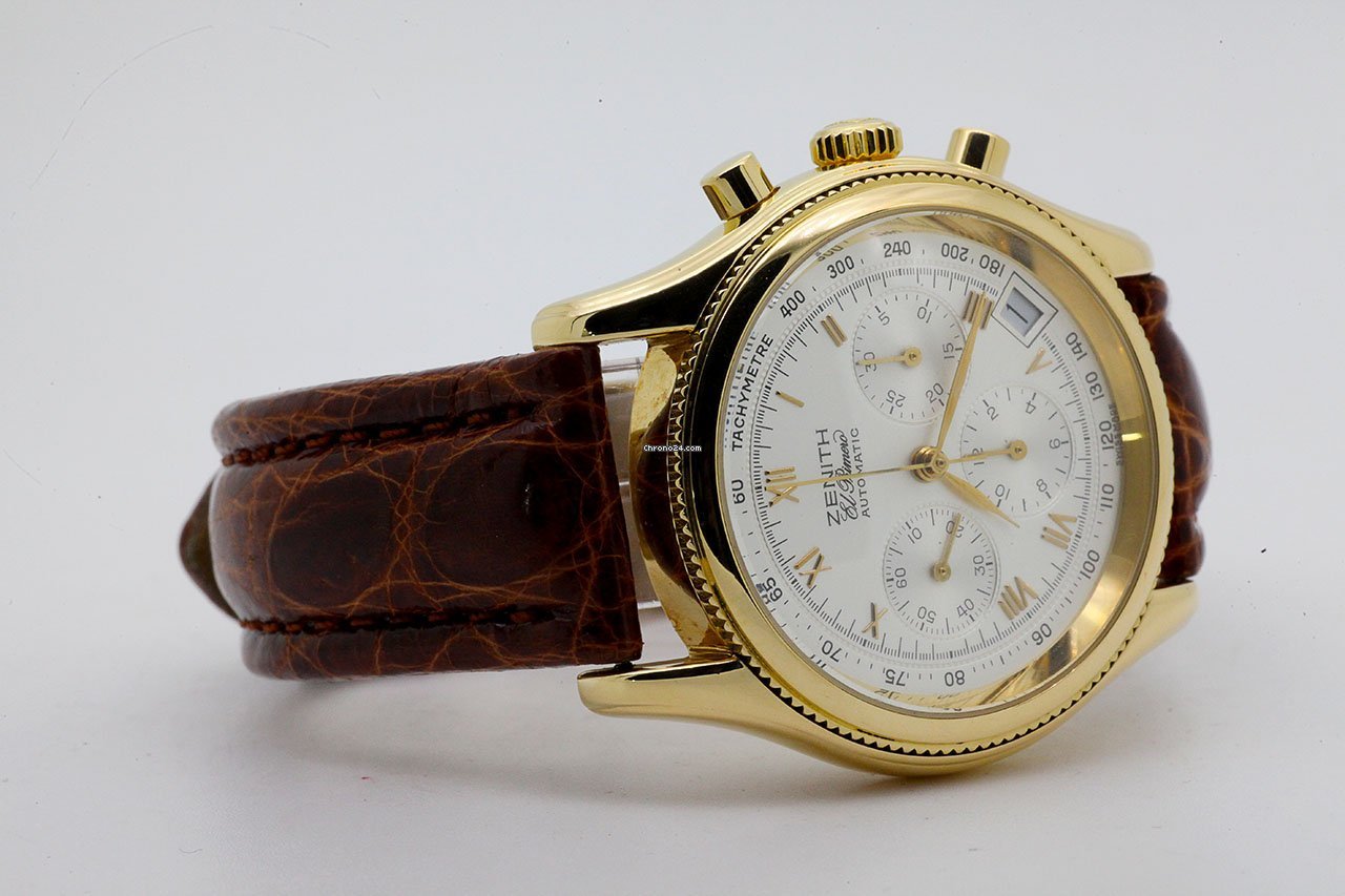 Zenith El Primero Chronograph Automatic Yellow gold 06.0210.400 Replica 7