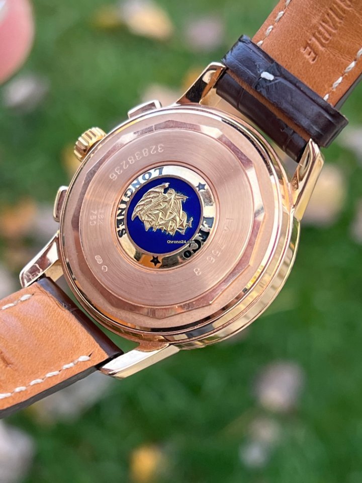 IMG_9081 Longines Flagship Heritage Mens watch Unisex Automatic Rose gold L4.756.8.72.2 Replica 7
