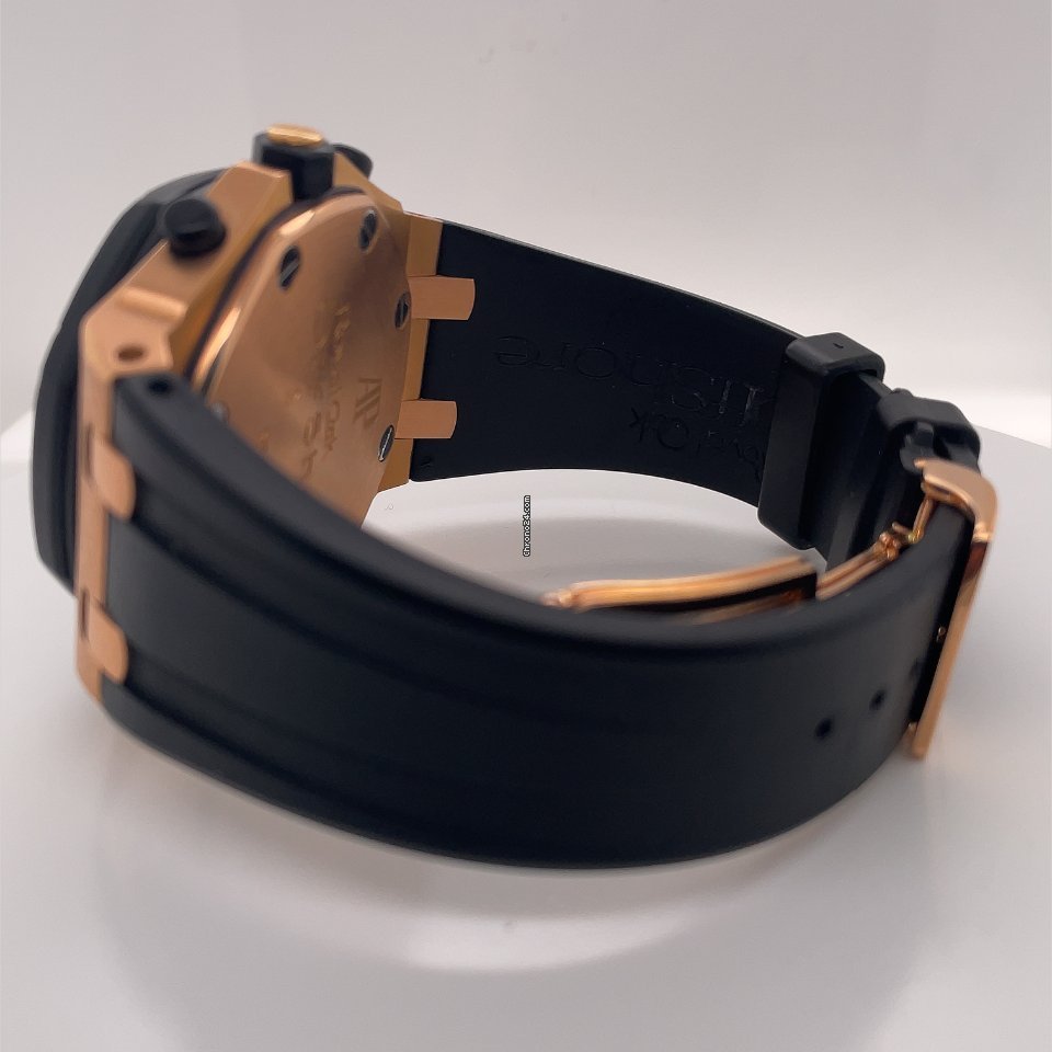 IMG_9081 Audemars Piguet Royal Oak Offshore Chronograph Mens watch Unisex Automatic Rose gold 26178OK.OO.D002CA.01 Replica 7