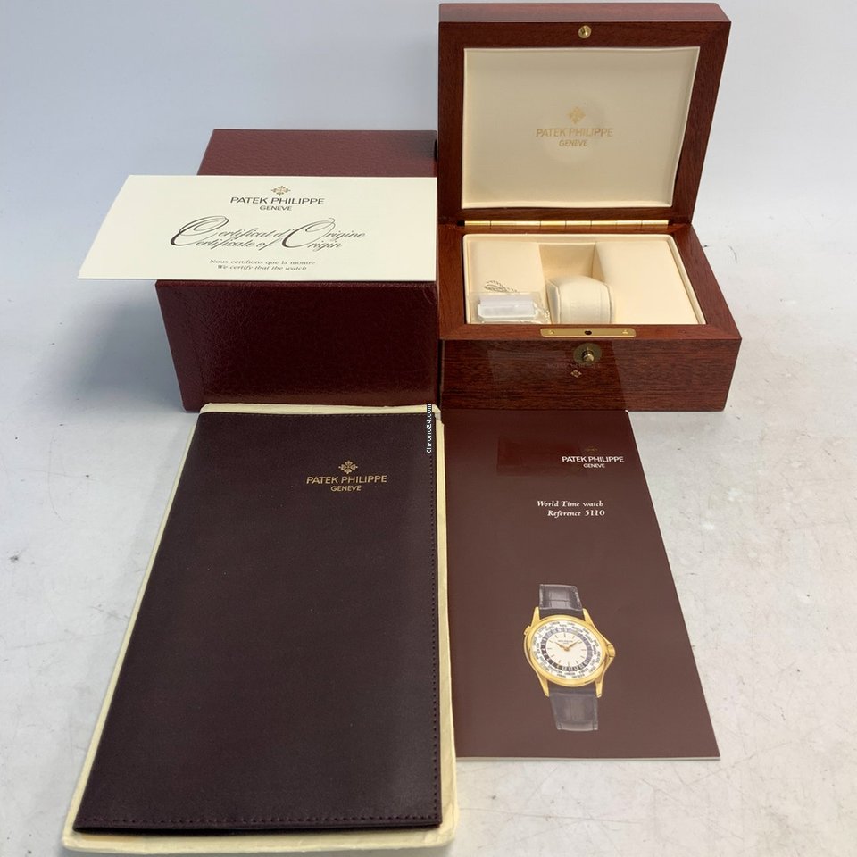 Patek Philippe World Time Mens watch Unisex Automatic Rose gold 5110R-001 Replica 7