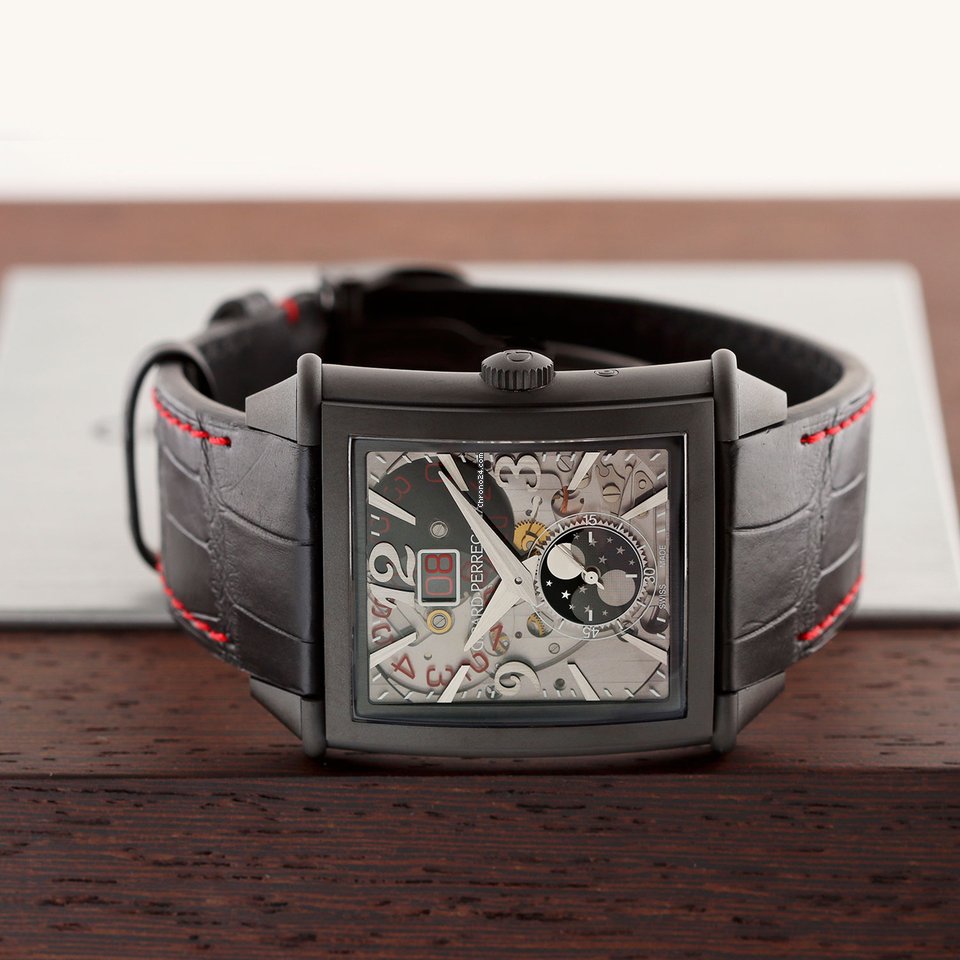 IMG_9081 Girard Perregaux Vintage 1945 Mens watch Unisex Automatic Titanium 25882-21-223-bf6a Replica 7