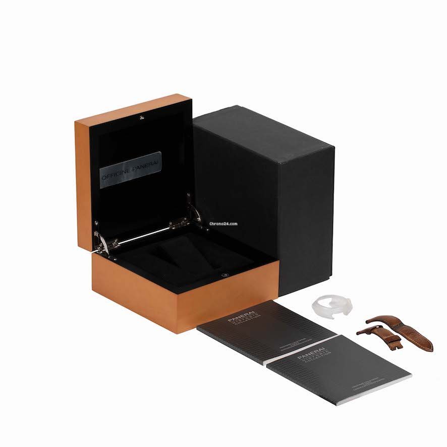 IMG_9081 Panerai Radiomir 3 Days 47mm Mens watch Unisex Manual winding Steel PAM 00424 Replica 7