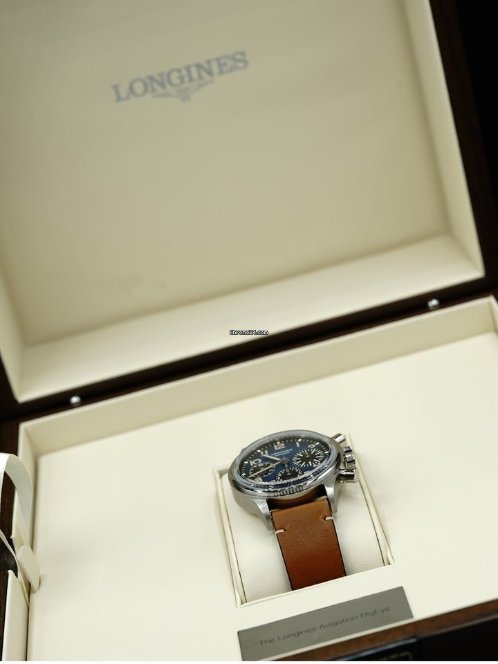 IMG_9081 Longines Avigation Mens watch Unisex Automatic Titanium L2.816.19.32 Replica 7