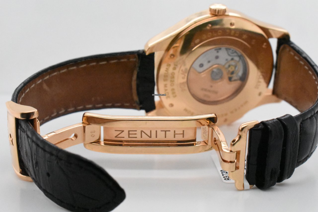 Zenith Mens watch Unisex Automatic Rose gold 18.0520.683 Replica 7