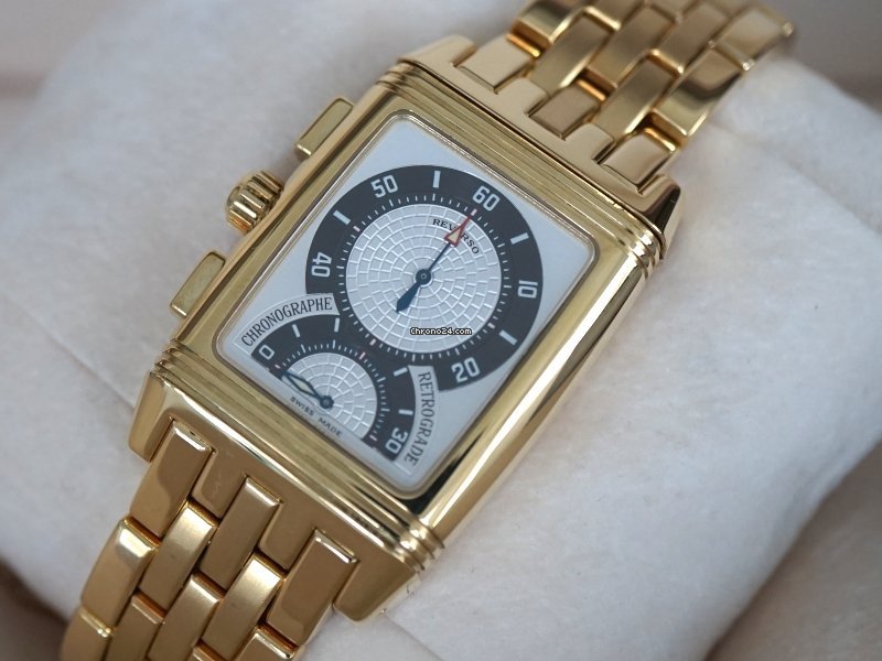 Jaeger-LeCoultre Reverso Mens watch Unisex Yellow gold 295.1.59 Replica 7