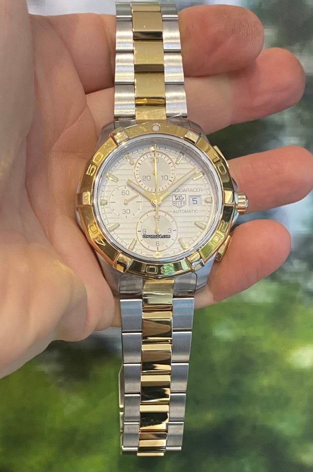 TAG Heuer Aquaracer Mens watch Unisex Automatic Gold Steel CAP2120.BB0834 Replica 7
