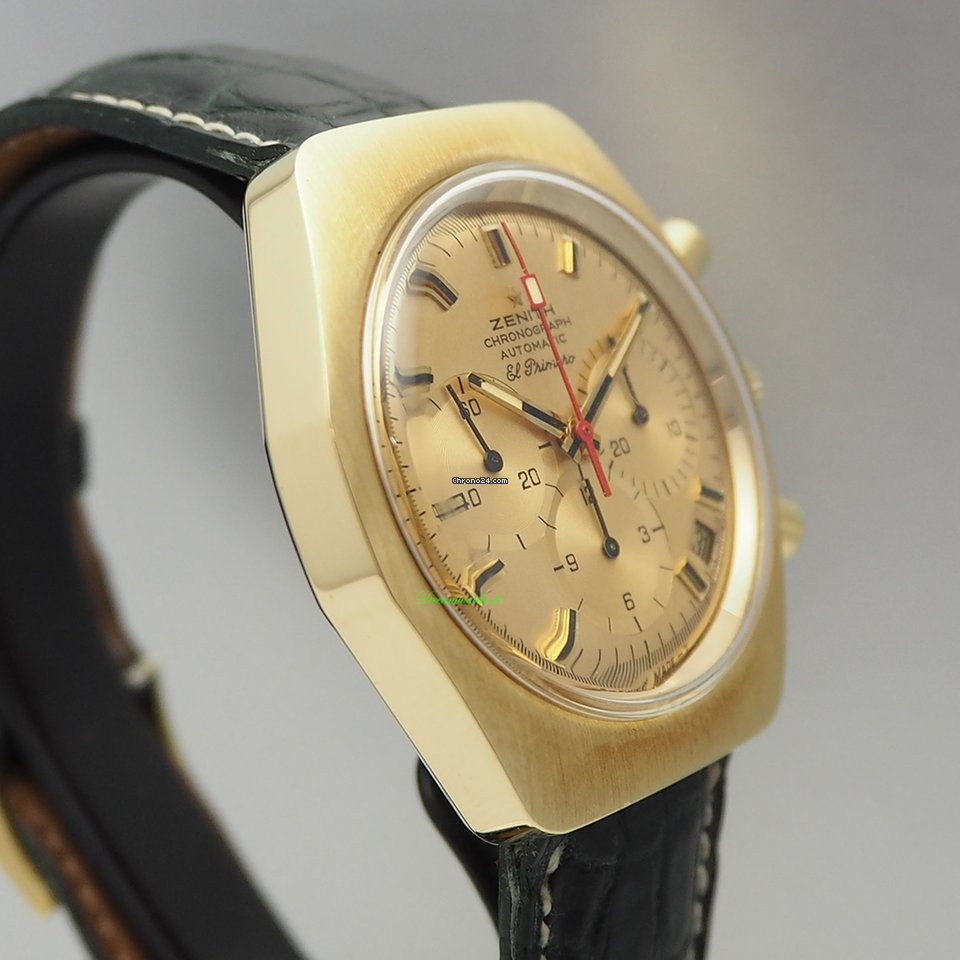 IMG_9081 Zenith El Primero Automatic Yellow gold 054E Replica 7