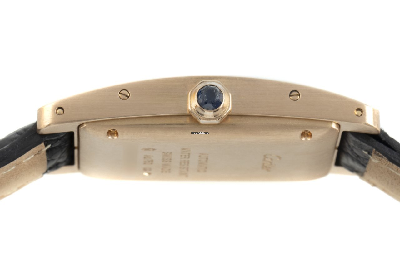 Cartier Tank Americaine Mens watch Unisex Automatic Red gold W2620030 Replica 7