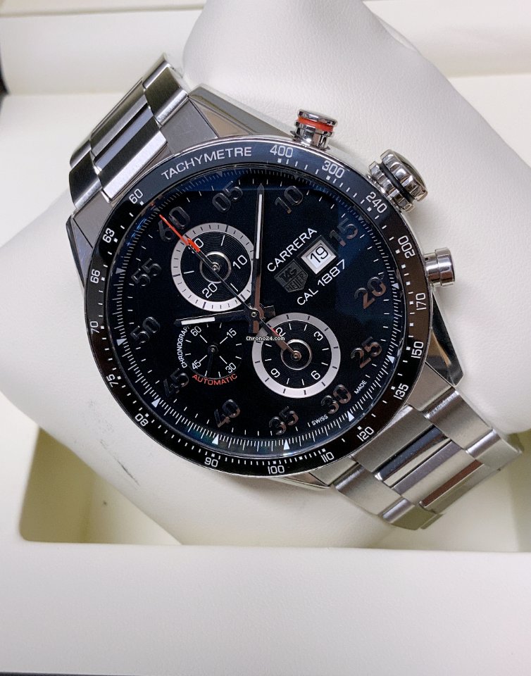 TAG Heuer Carrera Calibre 1887 Mens watch Unisex Automatic Steel CAR2A10.BA0799 Replica 7