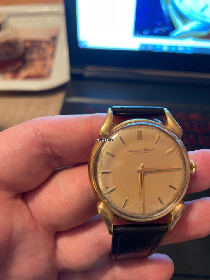 IMG_9081 IWC Mens watch Unisex Manual winding Yellow gold C89 Replica 7