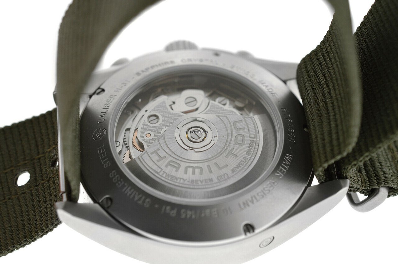 IMG_9081 Hamilton Khaki Pilot Pioneer Mens watch Unisex Automatic Steel H76456955 Replica 7