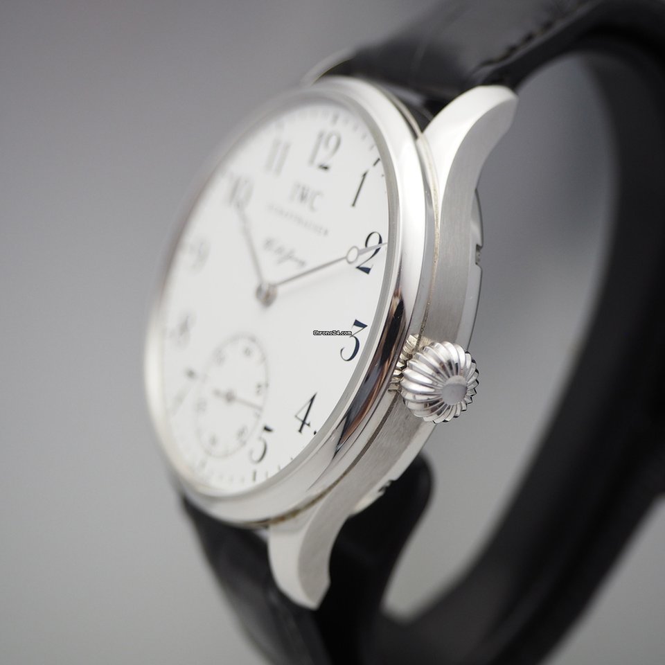 IMG_9081 IWC Portuguese Hand-Wound Manual winding Platinum IW5442-02 Replica 7