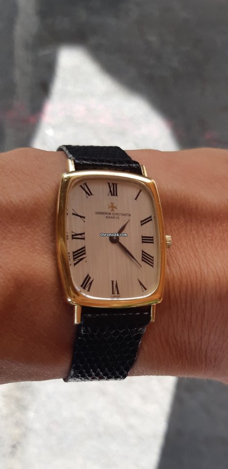 IMG_9081 Vacheron Constantin Mens watch Unisex Manual winding Yellow gold 7590 Replica 7