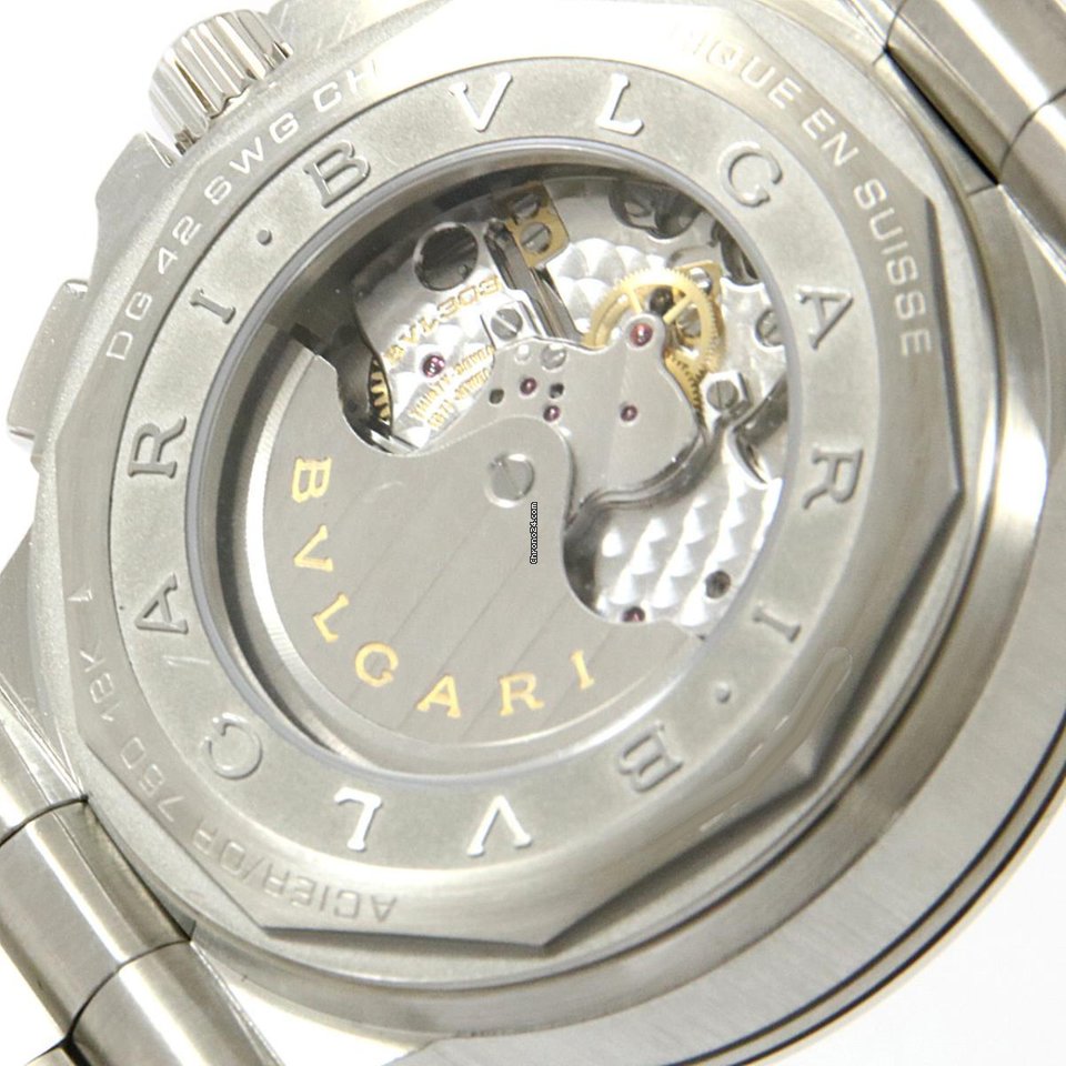 IMG_9081 Bulgari Diagono Mens watch Unisex Automatic DG42SWGCH DG42C3SWGLDCH Replica 7