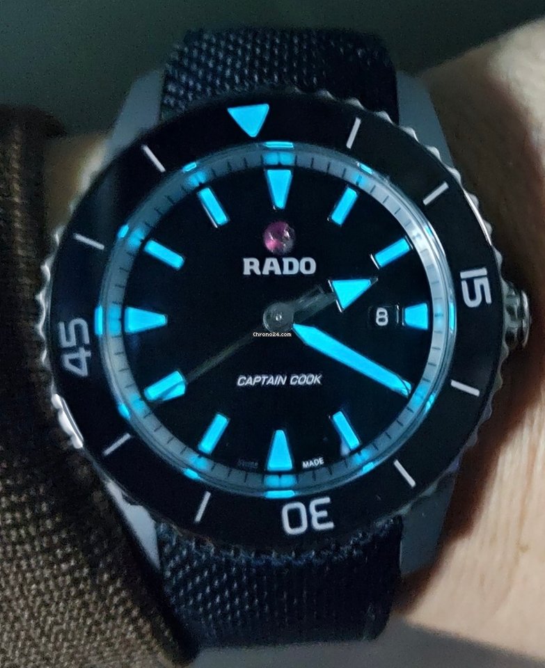 Rado HyperChrome Captain Cook Mens watch Unisex Automatic Titanium R32501206 Replica 7