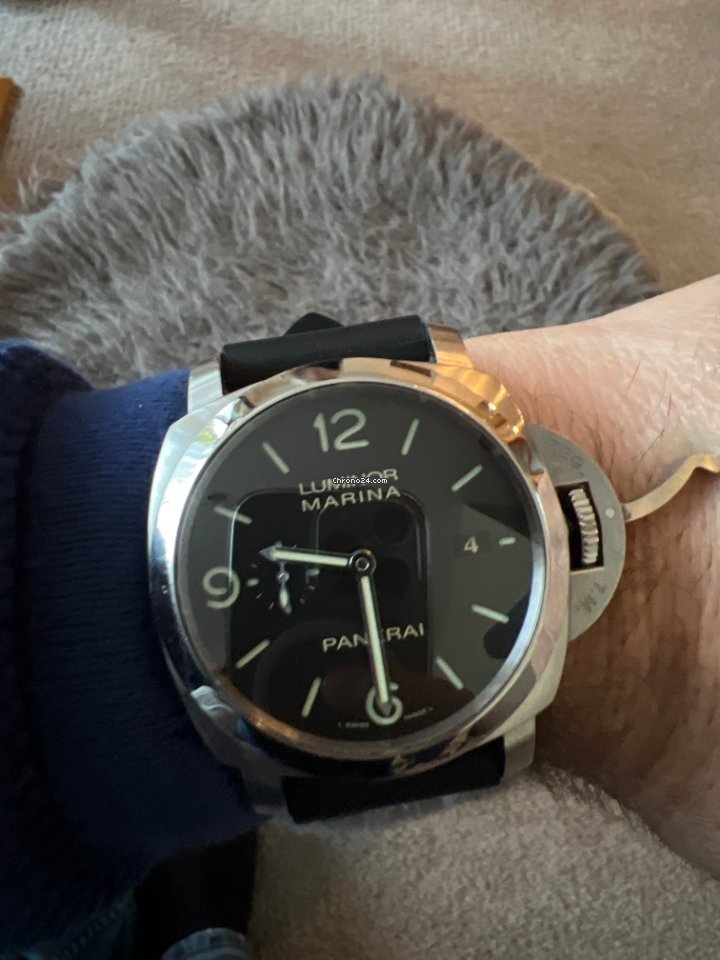 IMG_9081 Panerai Luminor Marina 1950 3 Days Automatic Mens watch Unisex Automatic Steel PAM 00328 Replica 7