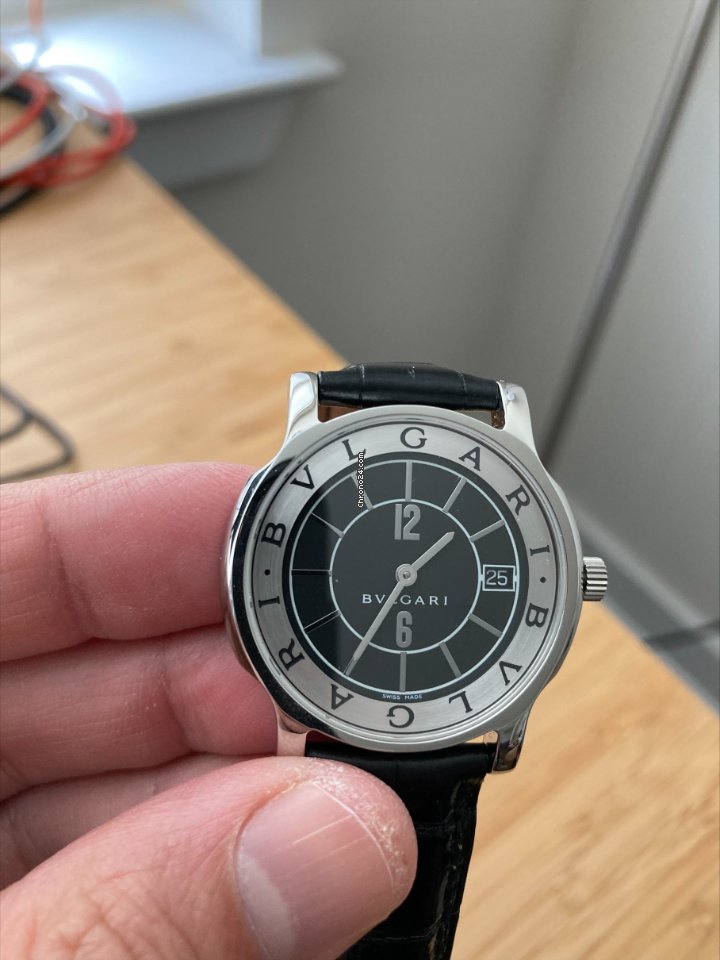 Bulgari Solotempo Mens watch Unisex Quartz Steel ST35S Replica 7