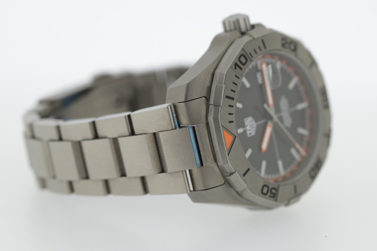 IMG_9081 TAG Heuer Aquaracer 300M Mens watch Unisex Automatic Titanium WAY208F.BF0638 Replica 7