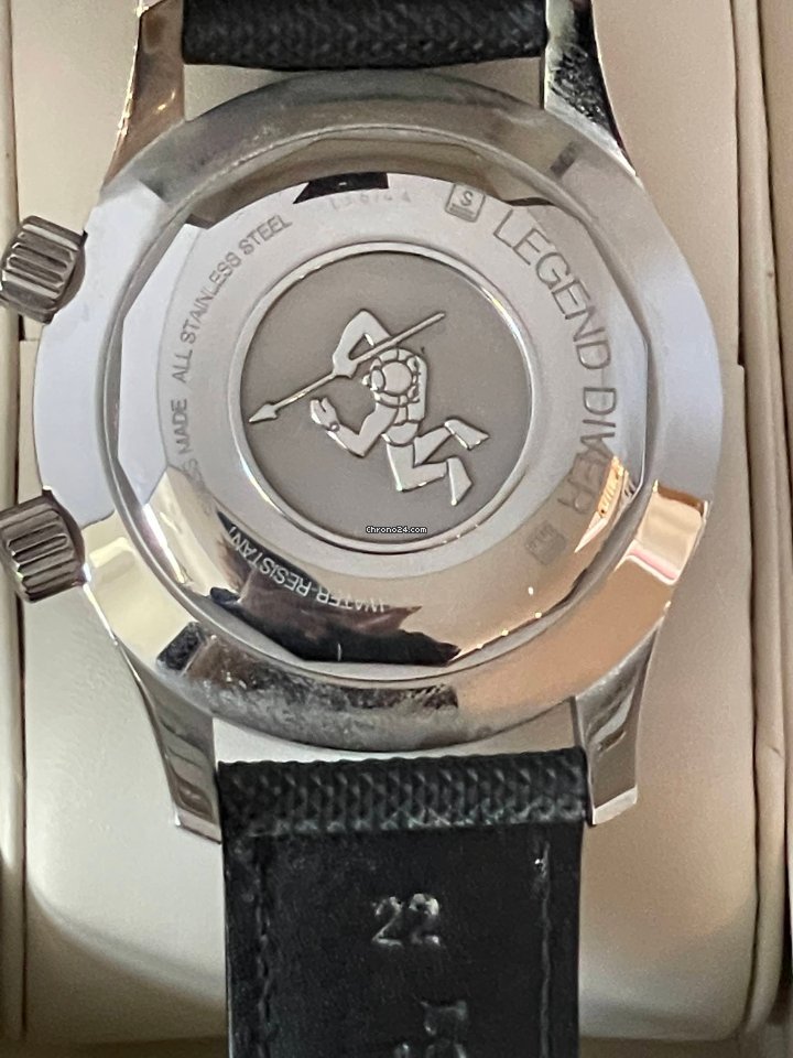 Longines Legend Diver Mens watch Unisex Automatic Steel L3.674.4.50.0 Replica 7