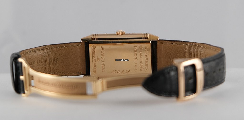 IMG_9081 Jaeger-LeCoultre Reverso Mens watch Unisex Manual winding Rose gold 270 2 55 Replica 7