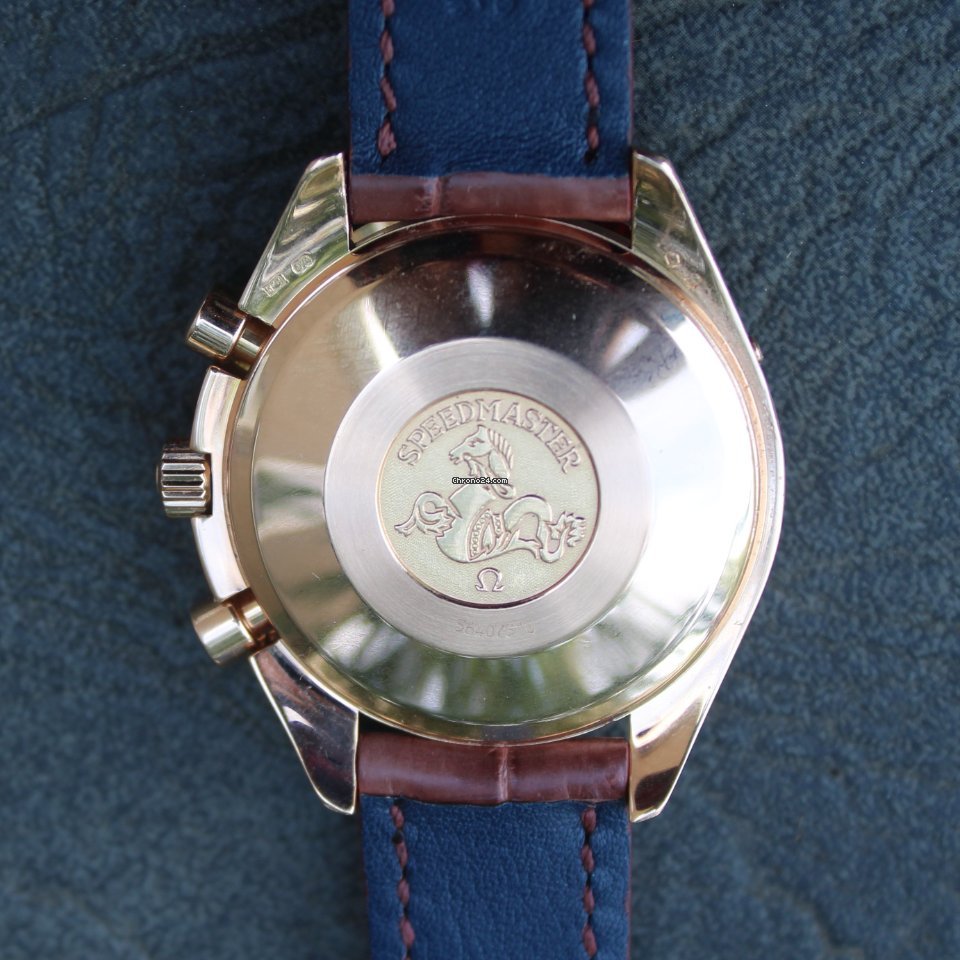 IMG_9081 Omega Speedmaster Day Date Mens watch Unisex Automatic Rose gold 36235001 Replica 7