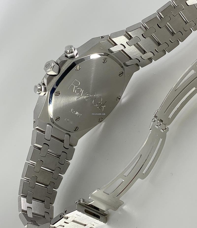 IMG_9081 Audemars Piguet Royal Oak Chronograph Automatic White gold 25960BC Replica 7