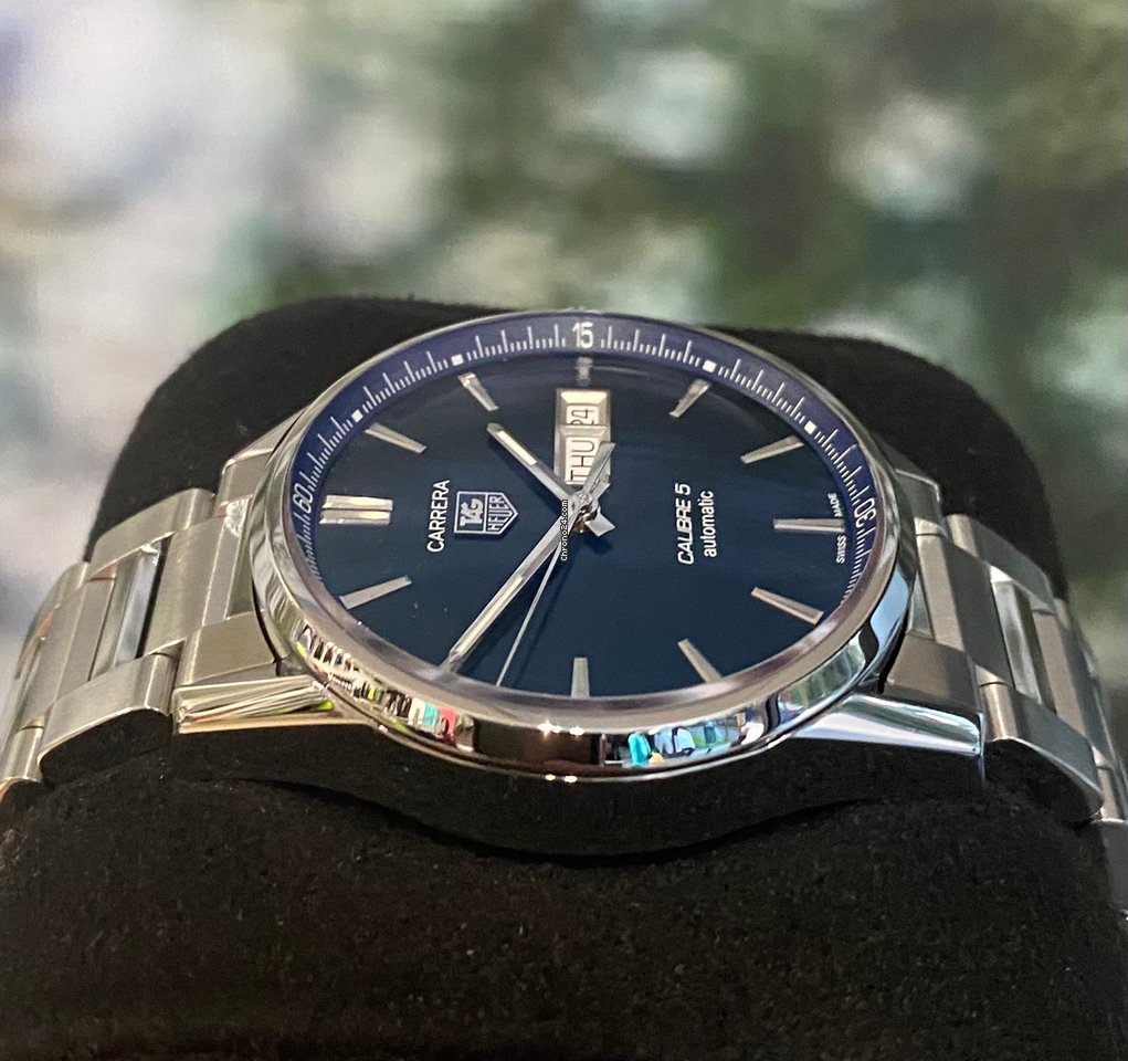 TAG Heuer Carrera Calibre 5 Mens watch Unisex Automatic Steel WAR201E.BA0723 Replica 7