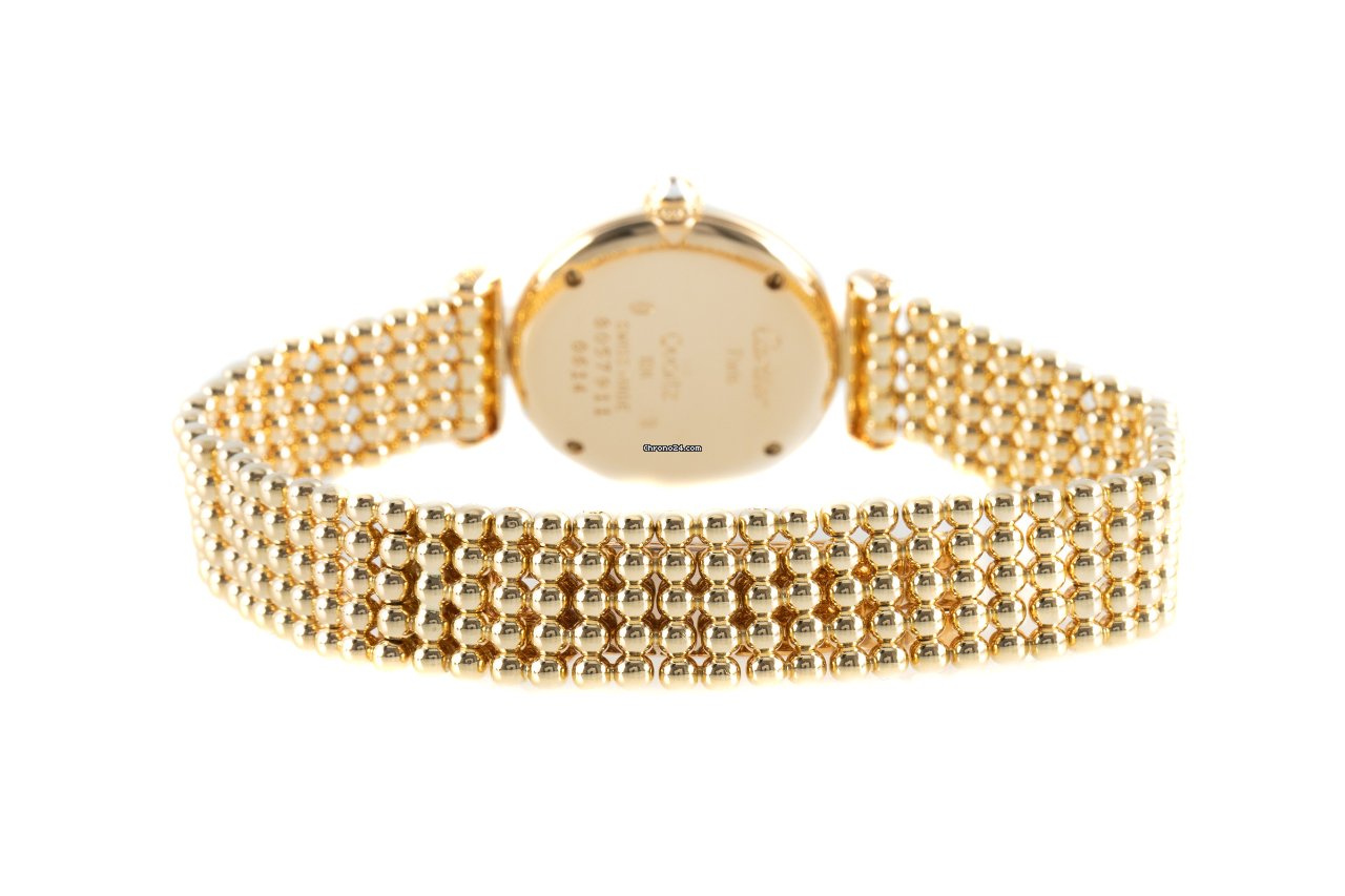 IMG_9081 Cartier Womens watch Quartz Yellow gold 8057911 Replica 7