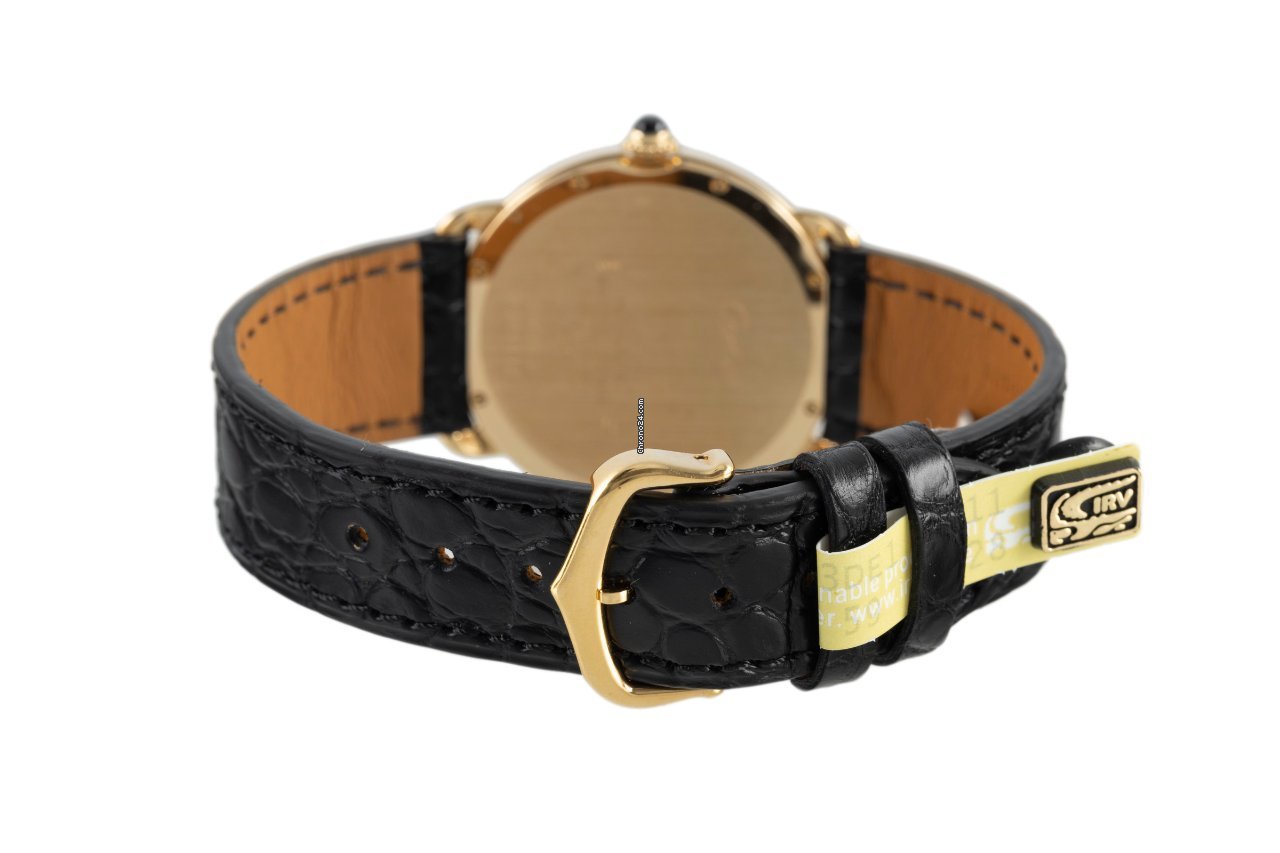 IMG_9081 Cartier Ronde Louis Cartier Mens watch Unisex Manual winding Yellow gold 0900 Replica 7