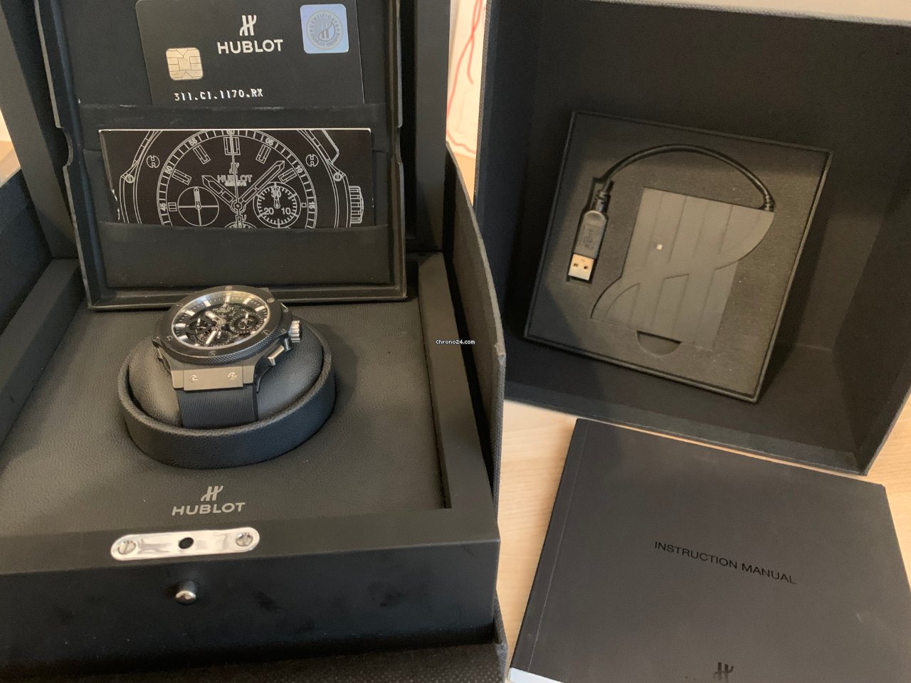 IMG_9081 Hublot Big Bang Aero Bang Mens watch Unisex Automatic Ceramic 311.CI.1170.RX Replica 7