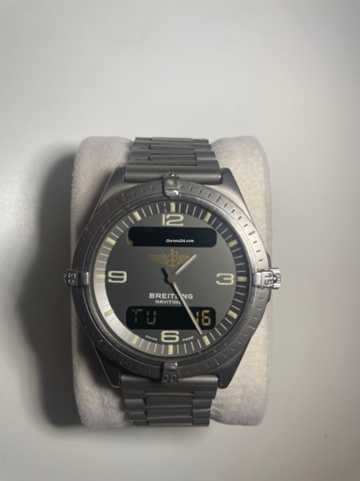 IMG_9081 Breitling Aerospace Mens watch Unisex Quartz Titanium 80360 Replica 7