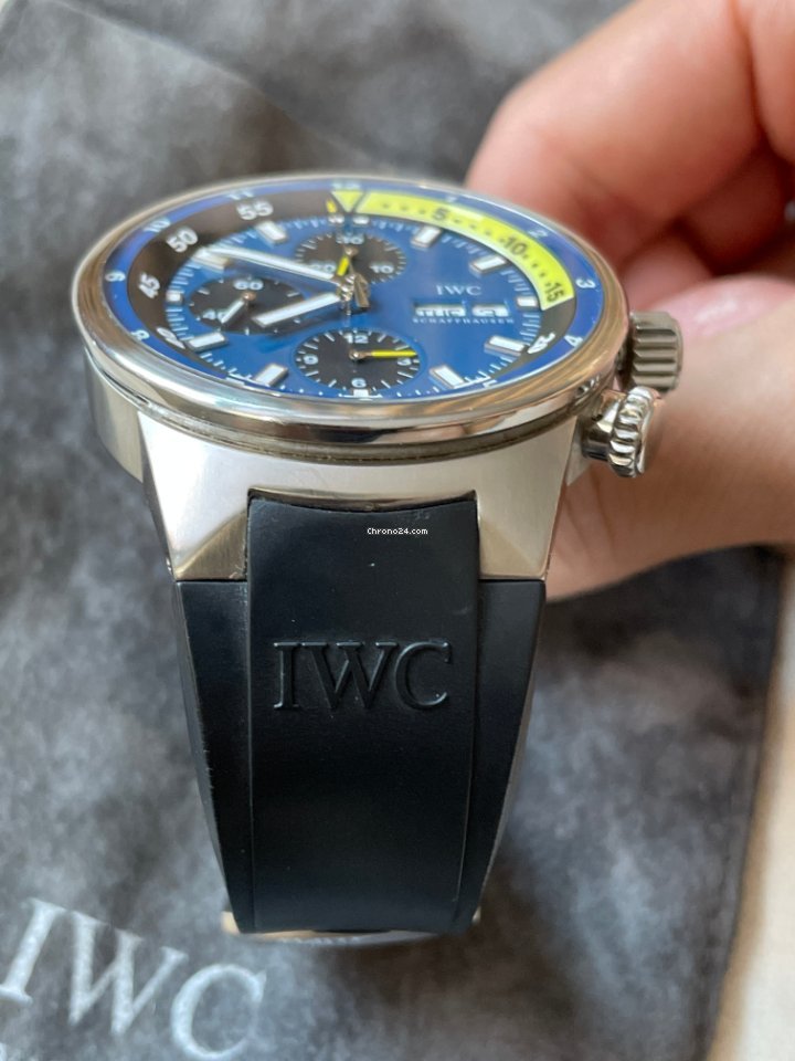 IWC Aquatimer Chronograph Mens watch Unisex Automatic Steel IW378203 Replica 7