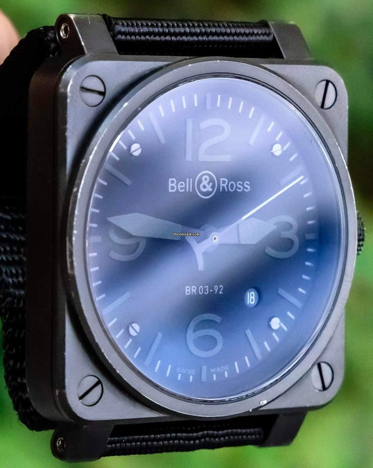 Bell & Ross BR 03 Mens watch Unisex Automatic Steel BR 03-92 Phantom Replica 7