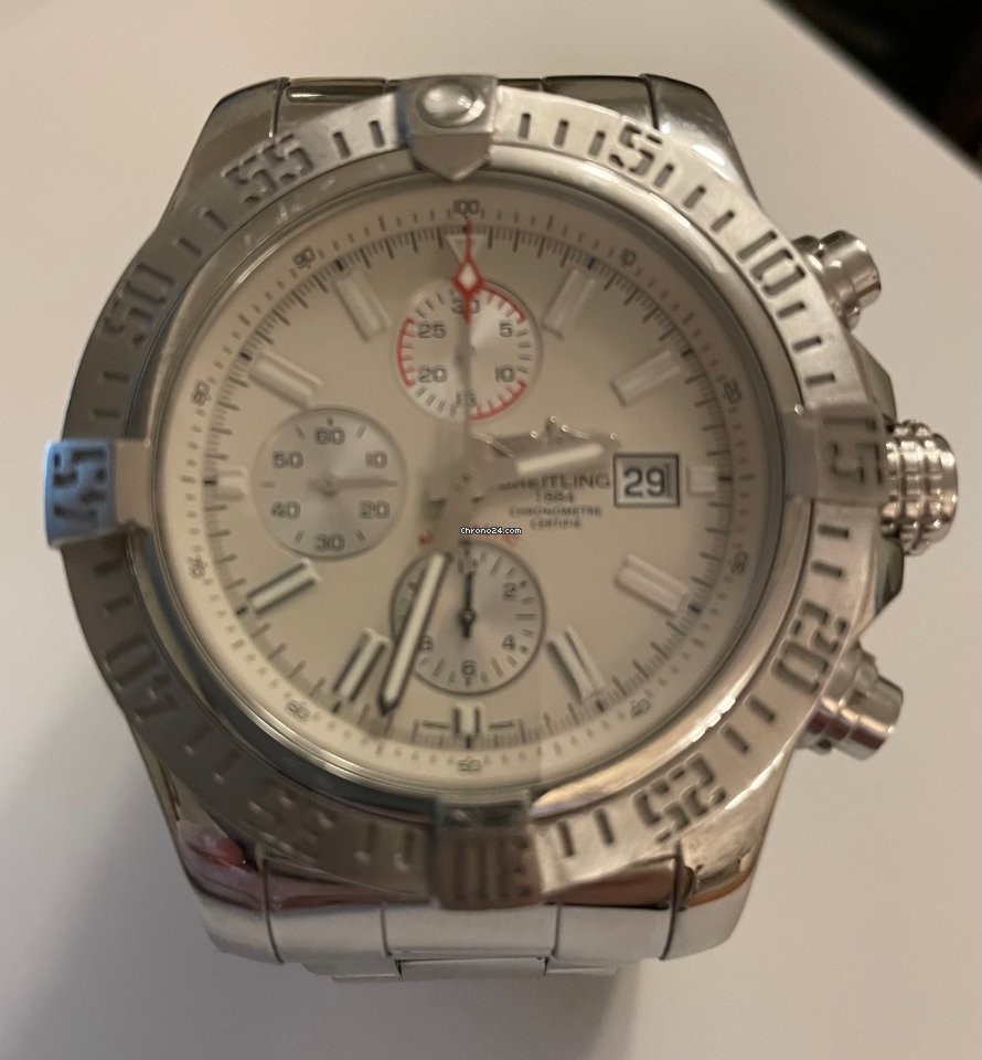 IMG_9081 Breitling Super Avenger II Mens watch Unisex Automatic Steel A1337111.G779.168A Replica 7