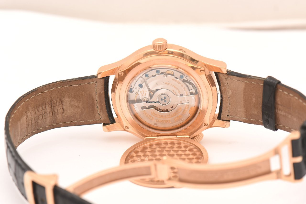 Jaeger-LeCoultre Master Geographic Mens watch Unisex Automatic Red gold 142.2.92 Replica 7