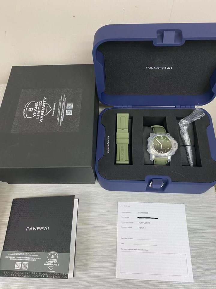 Panerai Mens watch Unisex Automatic Steel PAM 01356 Replica 7