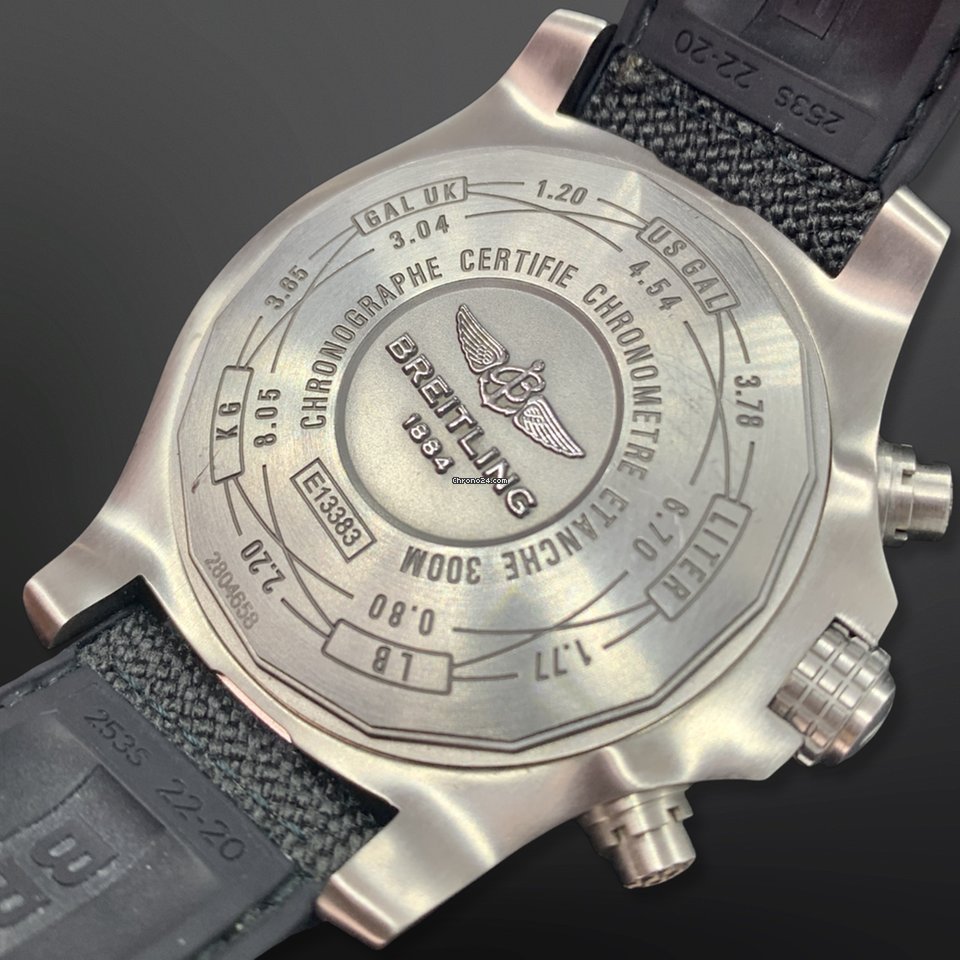 Breitling Avenger Bandit Mens watch Unisex Automatic Titanium E1338310 M534 Replica 7