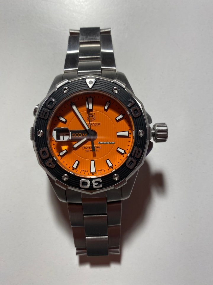 TAG Heuer Aquaracer 500M Mens watch Unisex Quartz Steel WAJ 1113 Replica 7