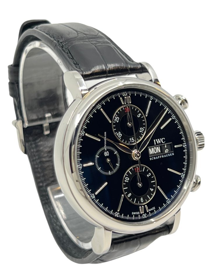 IMG_9081 IWC Portofino Chronograph Mens watch Unisex Automatic Steel IW391002 Replica 7