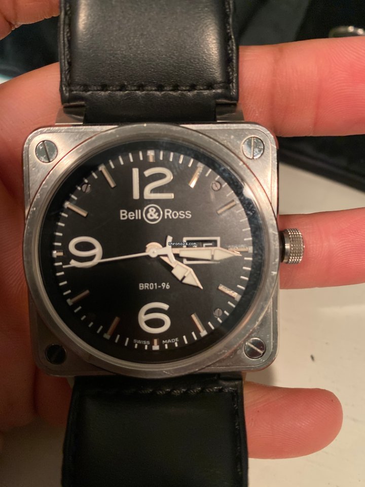 IMG_9081 Bell & Ross BR 01-96 Grande Date Mens watch Unisex Automatic Steel BR01-96 Replica 7
