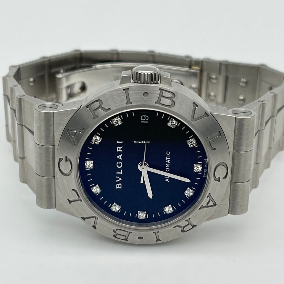 IMG_9081 Bulgari Diagono Mens watch Unisex Automatic Steel LCV 35 S Replica 7