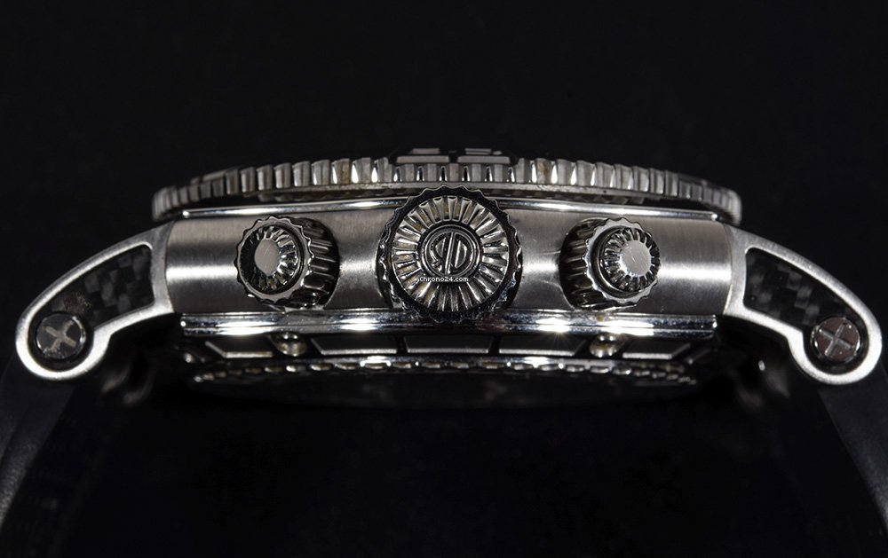 IMG_9081 Roger Dubuis Easy Diver Mens watch Unisex Automatic Silver SE46.56.9 12.53 Replica 7